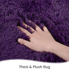 Flauschiger Teppich für das Schlafzimmer, zottelige, flauschige Teppiche für das Schlafzimmer, dicke schwarze Teppiche für das Wohnzimmer, Teppiche für Mädchen und Jungen