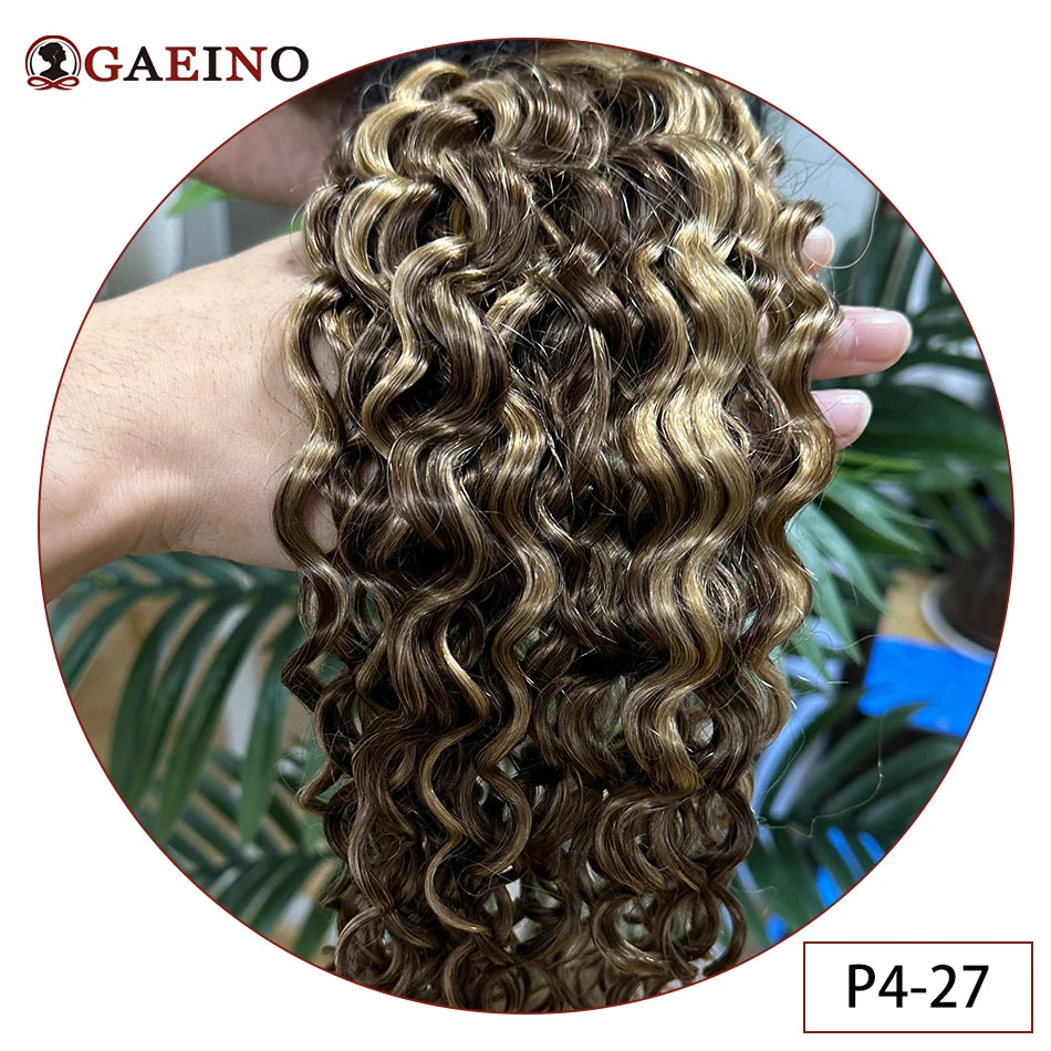 Tape In Hair Extensions Water Wave Real Human Hair 2# Dark Brown Natural Cural Tape On Hair Ectensions Skin Weft Hairpiece 2G/Pc