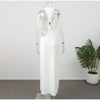 Halter Deep V Backless Long Dress Women Open Back Spaghetti Strap Elegant Party Evening Gown Summer Vacation Beach Dresses 2026