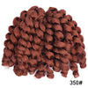 Synthetic Ombre Braiding Hair Jumpy Wand Curl Crochet Braids Hair Extension for Black Women Jamaican Bounce Curly Hair For Women
