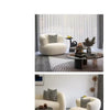 Kleines Wohnzimmer Balkon Freizeit kleines Sofa Lammwolle Einzelsessel Ins-Stil Faul Sofa Stuhl