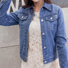 New Women's Denim Jacket Spring and Autumn 2026 Casual Short Denim Jacket Women's Korean Version Solid Color Jacket Clothes