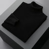 Fall/Winter 100% Wool Bottoming Shirt Men's Thickened Turtleneck Sweater Business Cashmere Knitting