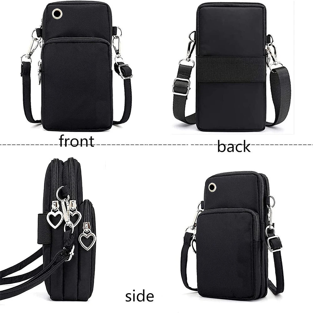 Damen Kuriertasche Kleine Handtasche Umhängetasche Geldbörse für Handy Sakura 26 Alphabet-Druck Münzgeldbörse Damen Kartenhalter