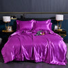 Luxury 100% Silk Bedding Set with Duvet Cover Set Double King Queen Size Bedding Cover Kit 4pcs Bed Cover Bed Linen Sets