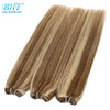 Russian Human Hair Bundles Weft 100% Remy Human Hair Weaves 100G /50G Hair Weaving Braiding Natural Straight Hair