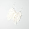 Summer Bow Crop Top Women Y2k Streetwear Clothes Korean Fashion Vest Blue White Pink Sleeveless Cute Tank Tops for Woman 2023