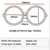 Vintage steampunk adjustable ND Glasses Sunglasses for middle-aged classic round crystal sunglasses for men and women locomotive