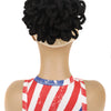 Synthetic Afro Puff Drawstring Ponytail Hair Bun 10 Inch Short Afro Kinkys Curly Afro Bun Extension Hairpieces Large Size