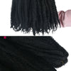 Yeaful 18 Inch Synthetic Marley Twist Braiding Hair Red Black Brown Ginger Bug Blonde #4 Pre Looped Marley Twists Crochet Hair