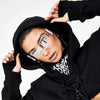 Futuristic Narrow Visor women Sunglasses Laser Eyeglasses Personality Mirrored Lens Eyewear Glasses integrated Men sun glasses