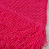 Women's Solid Color Sleeveless Round Neck Slim Fitting Fringe Fur Dress for Summer 2025