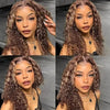 Deep Wave Bob Wig Human Hair Glueless Highlight 5x5 HD Lace Front 220% Density 4/27 Colored Ombre Wear and Go Human Hair Wigs