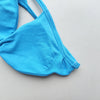 Impact Sports Bra Strappy Backless Yoga Gym Bra Removable Cups Women Workout Clothing Gym Top Halter Sport Bras