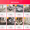 Luxury Fancy Living Room Sofa Genuine Leather Designer Italian Sofa Loveseat Single Canape Salon De Luxe Apartment Furniture