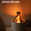 KINSCOTER Simulated Flame Aroma Diffuser Bonfire Air Humidifier Ultrasonic Cool Mist Maker Fogger LED Essential Oil Lamp Difusor