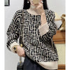 High-End 100% Ziegenwollpullover Damen Stehkragen lockerer Pullover Herbst Winter neuer Stil im Western-Look mit Verjüngungseffekt