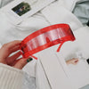 Futuristic Narrow Visor women Sunglasses Laser Eyeglasses Personality Mirrored Lens Eyewear Glasses integrated Men sun glasses