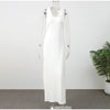 Halter Deep V Backless Long Dress Women Open Back Spaghetti Strap Elegant Party Evening Gown Summer Vacation Beach Dresses 2026
