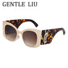 Oversized Cat Eye Sunglasses Women 2024 Luxury Brand Designer Punk Round Sun Glasses For Ladies Trendy Big Frame Eyewear UV400