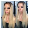 1B 613 Body Wave Human Hair Wig 13x6 Hd Lace Frontal Wig Brazilian 2 Tone Dark Root Ombre Blonde Lace Front Wigs For Black Women