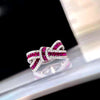 Huitan Gorgeous Finger Ring for Women Fashion Female Fashion Bright Zirconia Jewelry for Engagement Ceremony Party Accessories