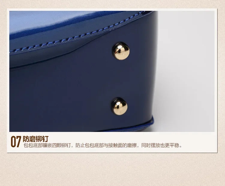 New European and American Fashion Foreign Trade Women'sShoulder Wedding Bag with Bright Surface Shoulder Handheld Bride Bag