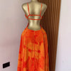 CM.YAYA Damen Blumenmuster Trägerloser Rückenfreier BH Vorne Großes Swing Maxi Langes Kleid 2025 Vintage Sexy Club Party Abendkleider