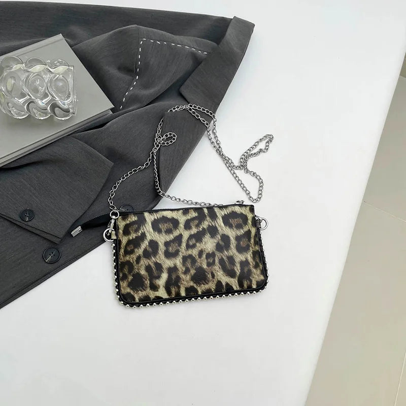 Einfarbige Design-Umhängetaschen für Damen, Mode-Ketten-Handytaschen, Mode-Schulter-Kuriertasche, Sac A Main weiblich