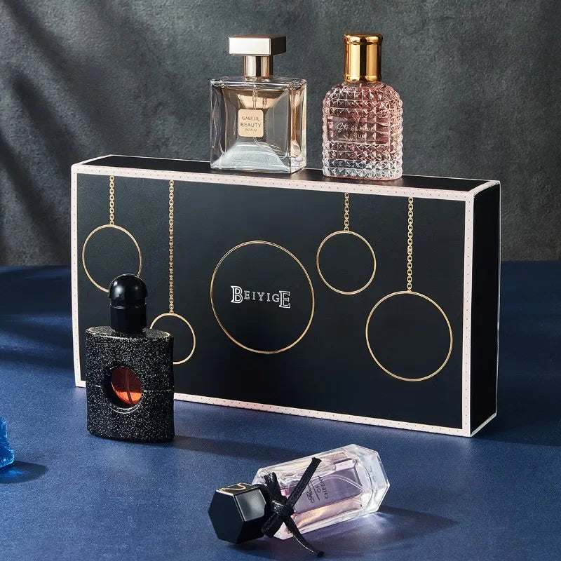 Original Women Perfume Gift Box Perfumes Set 4PCS*25ML Long Lasting Fresh Fragrance Eau De Toilette Gift For Women Men Pheromone