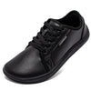 HOBIBEAR Minimalistische Schuhe für Herren und Damen, weite Zehenbox, Barfuß-Schuhe, Zero Drop, Freizeit-Sneaker aus Kunstleder, leichte Walking-Sneaker