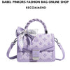 Designer Handheld Small Square Bag 2025 New Style Bow Sweet and High Quality Texture Single Shoulder Cross Shoulder Female