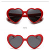 Neue herzförmige polarisierte Sonnenbrille für Damen, modisch, süß, Retro, Vintage, Verlaufs-Sonnenbrille, UV400-Schutz, Unisex-Brille