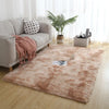 Grauer Teppich für Wohnzimmer Plüsch Teppich Schlafzimmer Boden Flauschige Matten Anti-Rutsch Home Decor Teppiche Weiche Samt Teppiche Kinderzimmer Decke