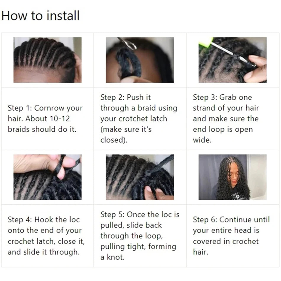 Body Wave Pre-Looped Crochet Boho Locs With Human Hair Curls Goddess Locs Body Wave Full Ends Hair Extensions For Black Women