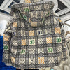 2023 Europäische Station Winter Neue Daunenjacke Damen Warm Mode Kurze Farb-Patchwork Graffiti dicke Weiße Entendaunenjacke