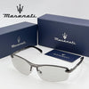 MASERATI Sunglasses New Fashion goggles Stylish Unframed Metal rimmed Shades for Men Women Cool Pose Trendy Design 10785