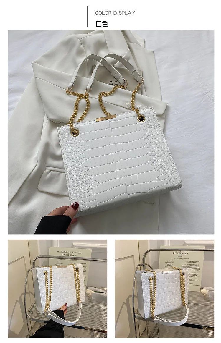Fashion Luxury Crossbody Bags for Women 2023 New Trendy Designer Shoulder Bag Leisure Chain Solid Color Messenger Bag Handbags