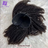 Kordelzug Pferdeschwanz Echthaar 4c Afro Kinky Curly Pferdeschwänze Echtes mongolisches Remy Haar Pferdeschwanz Clip-In Extensions Bundles 120g