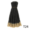 Dreadlock Extensions Loc Extensions Afro Kinky Dreads Extensions for Men/Women, Synthetic Dread Set Thick Soft Locs Extensions