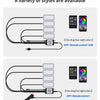 Neon LED Car Interior Ambient Foot Strip Light Accessories Back light Remote App Music Control Auto Decorative Atmosphere Lamp