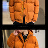 Men Harajuku Colorful Bubble Coat Winter Jacket 2024 Mens Streetwear Hip Hop Parka Korean Yellow Black Clothes Puffer Jackets