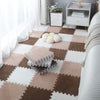 Eva-Schaumstoff-Puzzle-Teppich, weiche Plüsch-Kindermatte, Babyspielzeug, Baby-Spielmatte im Kinderzimmer, warmhaltende Spielmatte