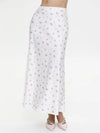 Tossy Summer Printed Fashion Long Skirt For Women High Waist Contrast Patchwork Slim Elegant Party Looks Ladies Y2k Maxi Skirt