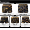 5/10er Pack Herren Boxer-Unterhosen, Schwarz Gold Bedruckt, Bequem und Vielseitig, Übergröße, Sexy, für junge Männer, Freizeit, Sport, Strandsh