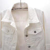 2024 New Women Spring Autumn Denim Jacket Tops Pink Color Solid Short Multicolor Feminino Three Quarter Sleeve Jean Jacket