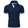 Men's Short Sleeve Polo Shirts Casual Slim Fit Basic Designed Shirts Quick-drying Anti-wrinkle Tops