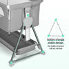 Stubenwagen für Babys, großes Volumen und mobil, mit Aufbewahrungskorb, Beistellbett für Babys von 0 bis 6 Monaten