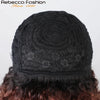 Rebecca Highlight P4/30/27 Human Hair Wigs Straight With Bangs Fringe Brazilian Straight Human Hair Wigs Full Machine Made Wigs