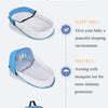 Babybett, faltbar, tragbar, mit Netz und Verdeck, Babynest, tragbares Babybett zum Campen, Säuglingswiege